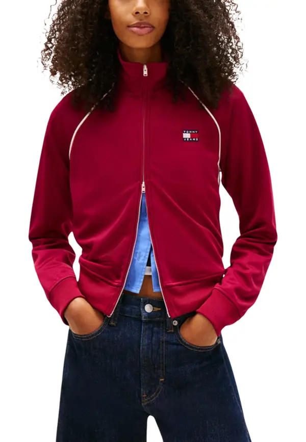 Tommy Hilfiger Jeans Ženska jopa z zadrgo Tommy Hilfiger