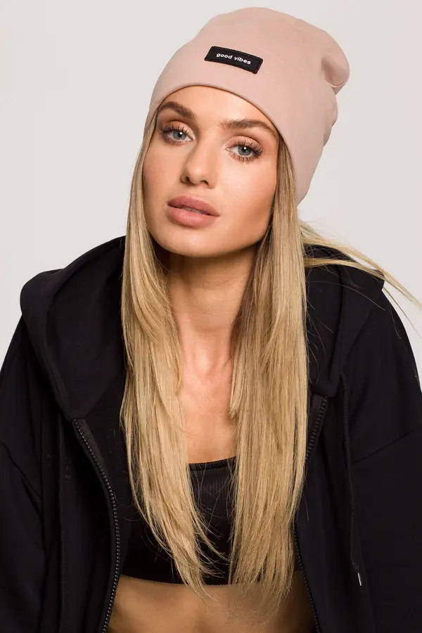 Made Of Emotion Ženska kapa Made Of Emotion Made_Of_Emotion_Beanie_Hat_M624_Black