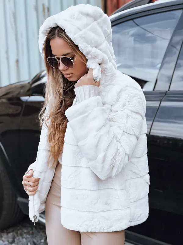 DStreet Ženska krznena jakna s kapuco