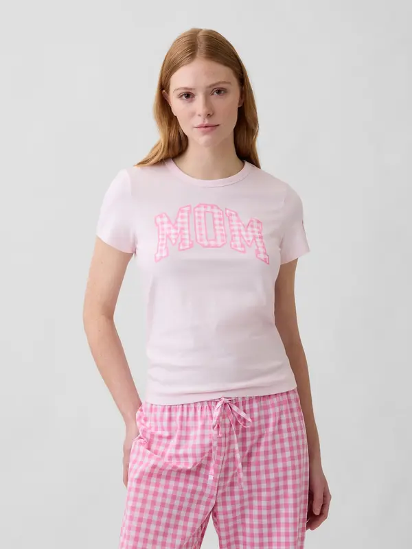 GAP Ženska majica GAP z napisom Mom