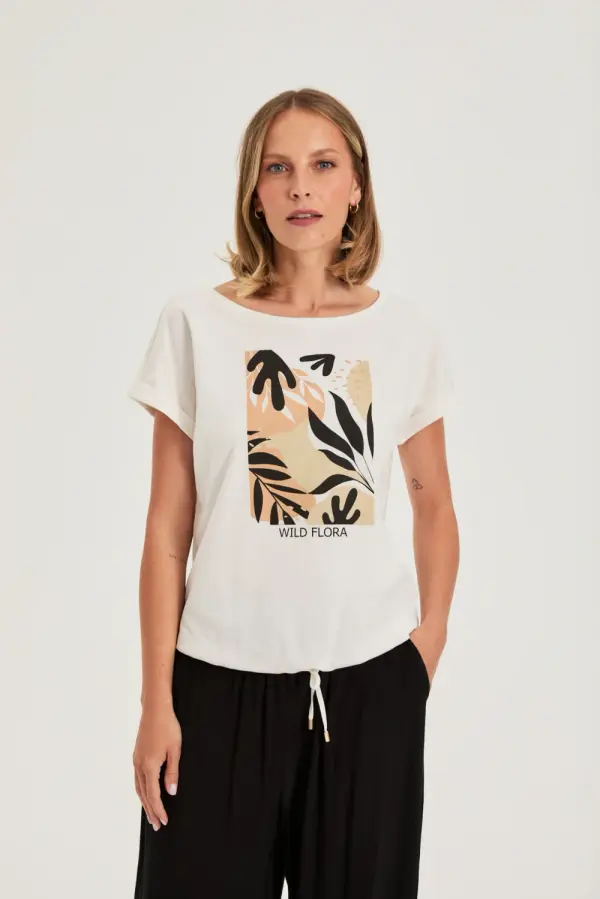 Marisse Ženska majica Marisse, barva Off White