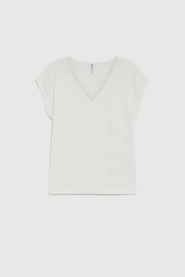Marisse Ženska majica Marisse, barva Off White