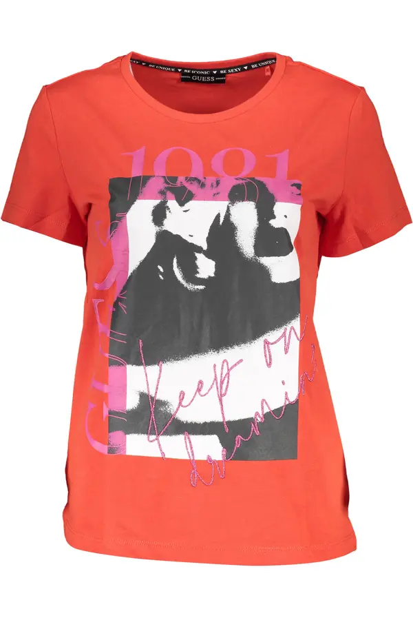 GUESS JEANS Ženska majica s kratkimi rokavi GUESS JEANS