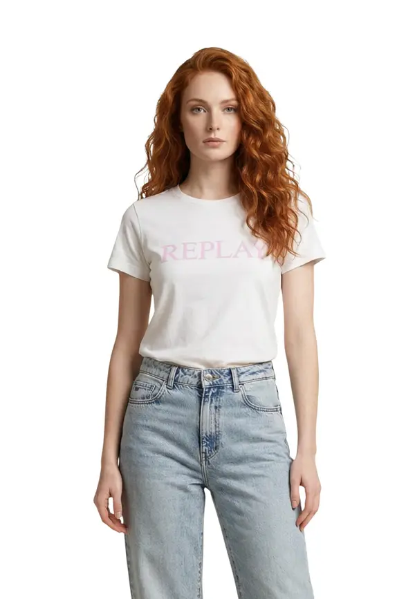 Replay Ženska majica s kratkimi rokavi Replay