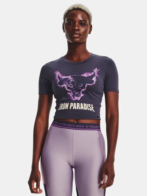 Under Armour Ženska majica Under Armour UA Pjt Rck Disrupt Bull SS-GRY