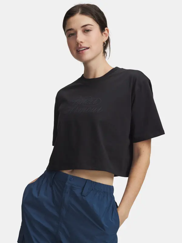Under Armour Ženska majica Under Armour UA W SCRIPTHEART CROP SS