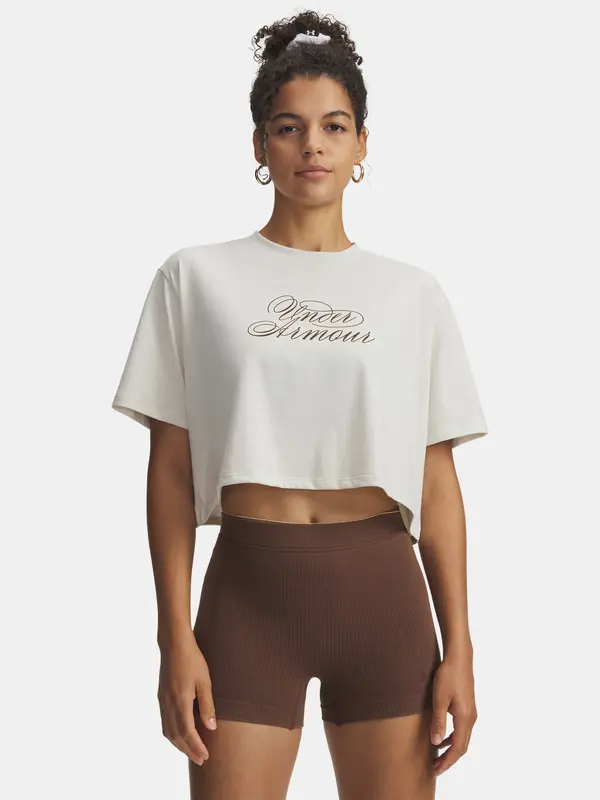 Under Armour Ženska majica Under Armour UA W SCRIPTHEART CROP SS