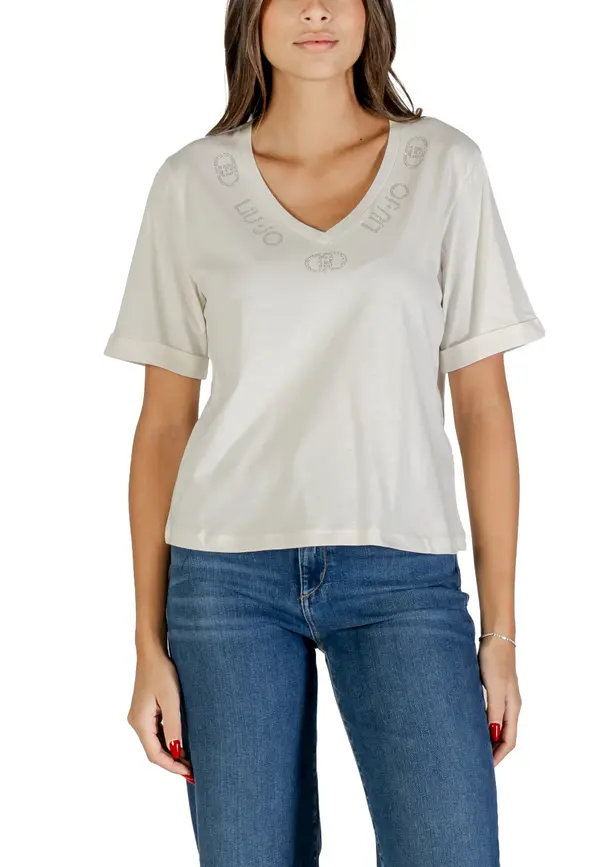 Liu Jo Ženska majica z V-izrezom Liu Jo