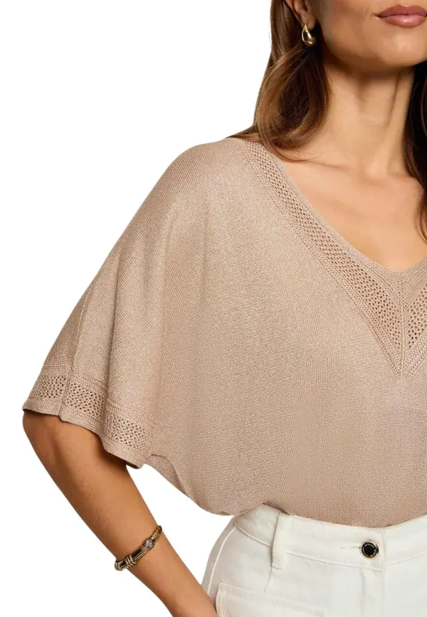 Morgan De Toi Ženska majica z V-izrezom Morgan De Toi