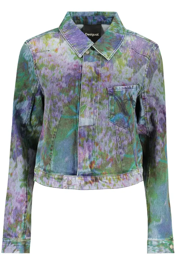 DESIGUAL Ženska modra jeans jakna Desigual