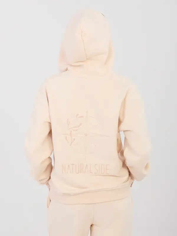 Factory Price Ženska naravna stranska jopa s kapuco