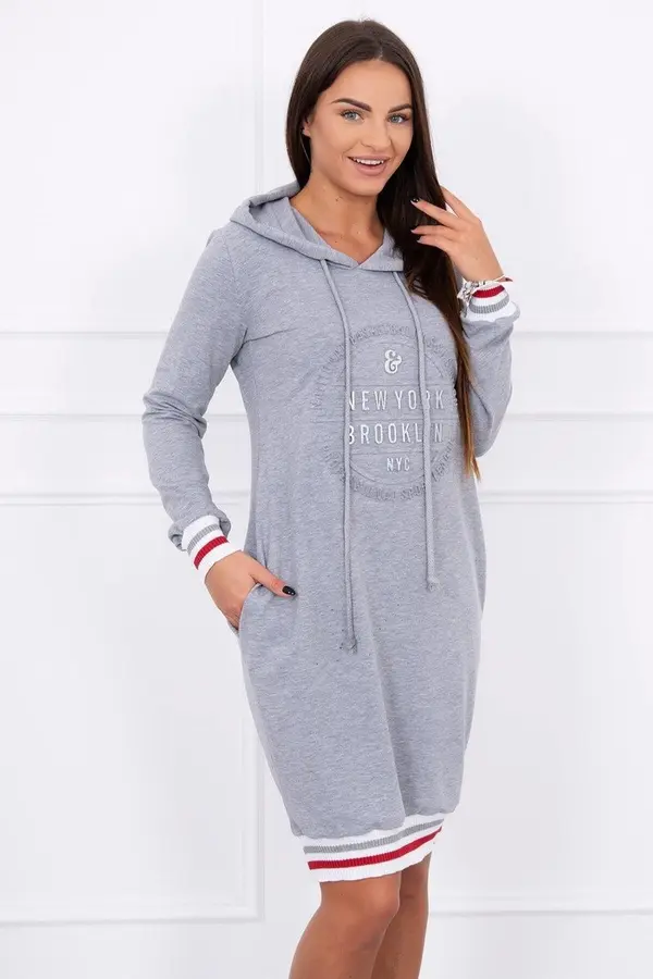 Kesi Ženska obleka Kesi Hooded
