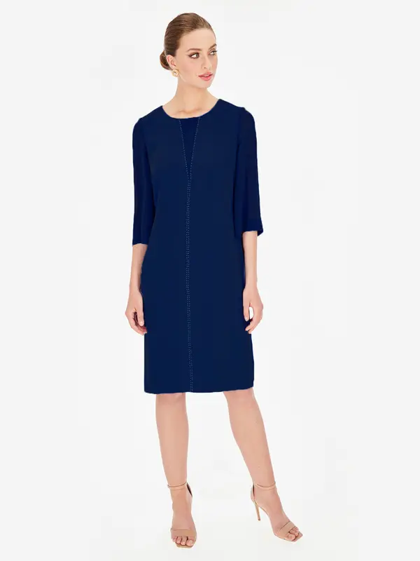 Potis & Verso Ženska obleka Potis & Verso Navy Blue