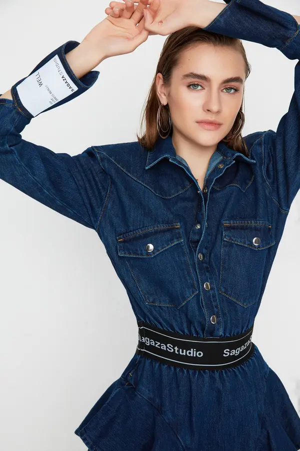 Trendyol Ženska obleka Trendyol Denim