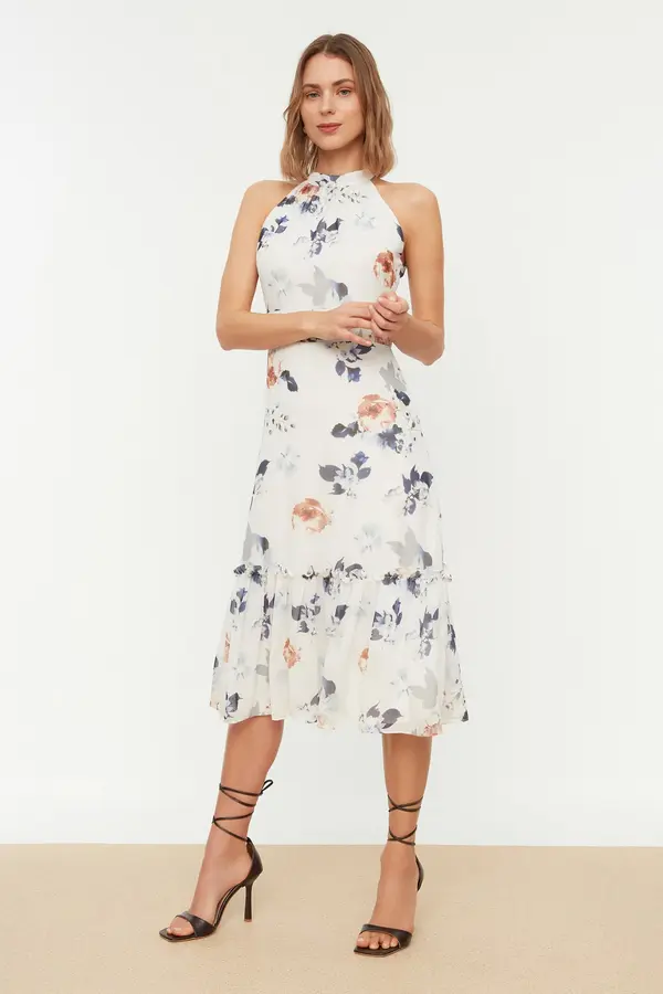 Trendyol Ženska obleka Trendyol Floral Patterned