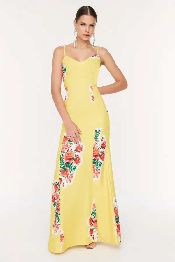 Trendyol Ženska obleka Trendyol Floral patterned
