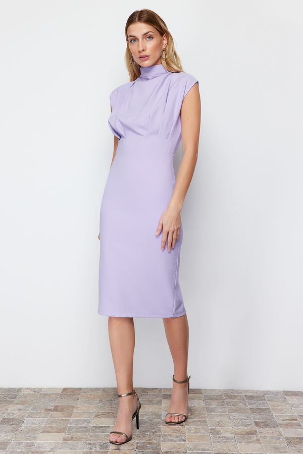 Trendyol Ženska obleka Trendyol High Collar