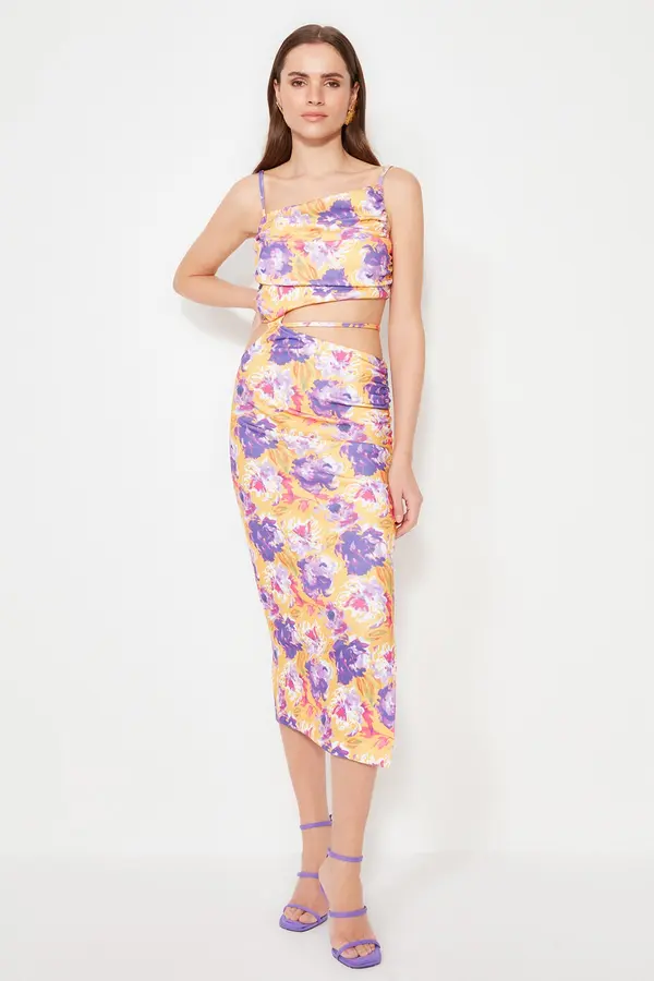 Trendyol Ženska obleka Trendyol Multicolor