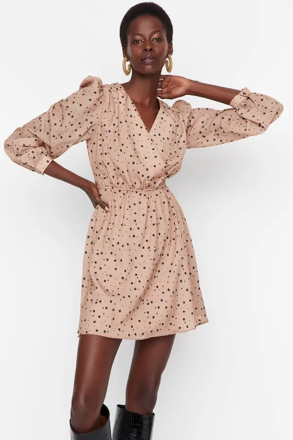 Trendyol Ženska obleka Trendyol Polka Dot