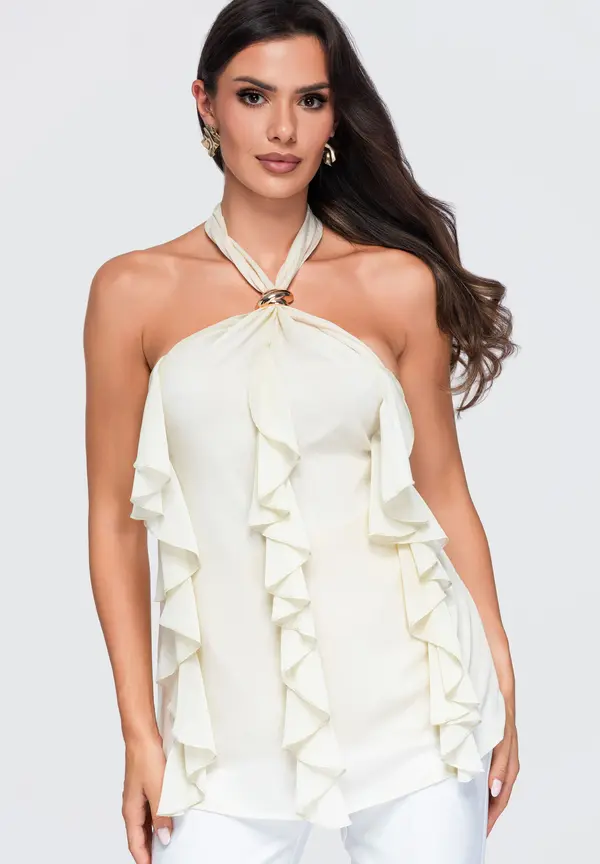 Ombre Ženska ombre bluza ohlapnega kroja