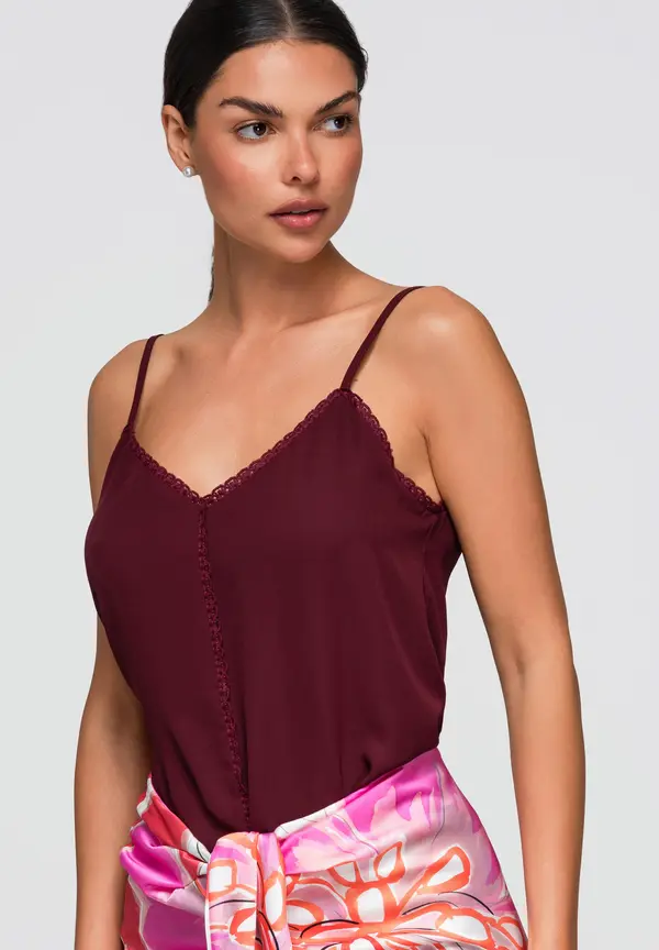 Ombre Ženska ombre bluza z naramnicami