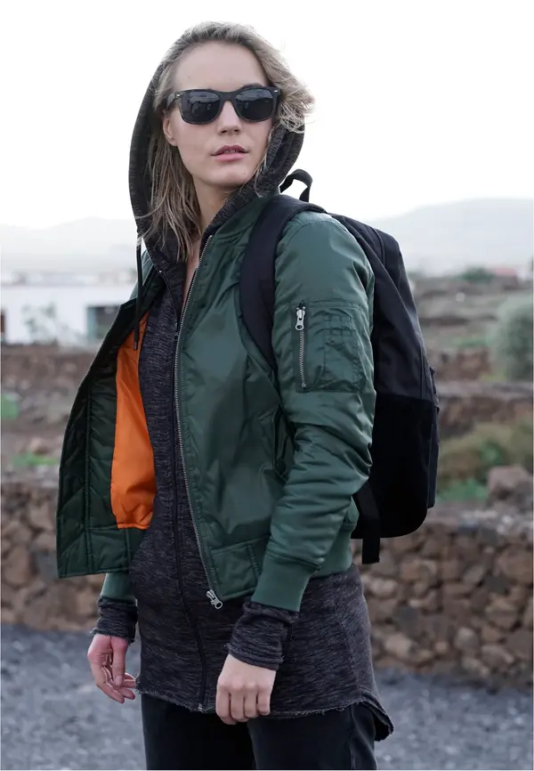 Urban Classics Ženska osnovna bombniška jakna oljka