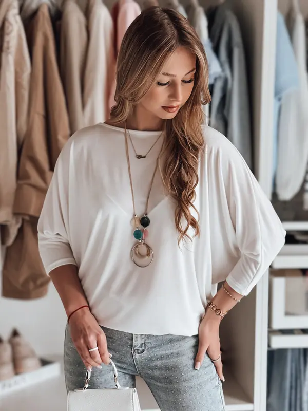 DStreet Ženska oversized bluza LUZVIA ecru