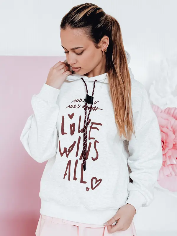 DStreet Ženska oversized jopa s kapuco LOVEWILL