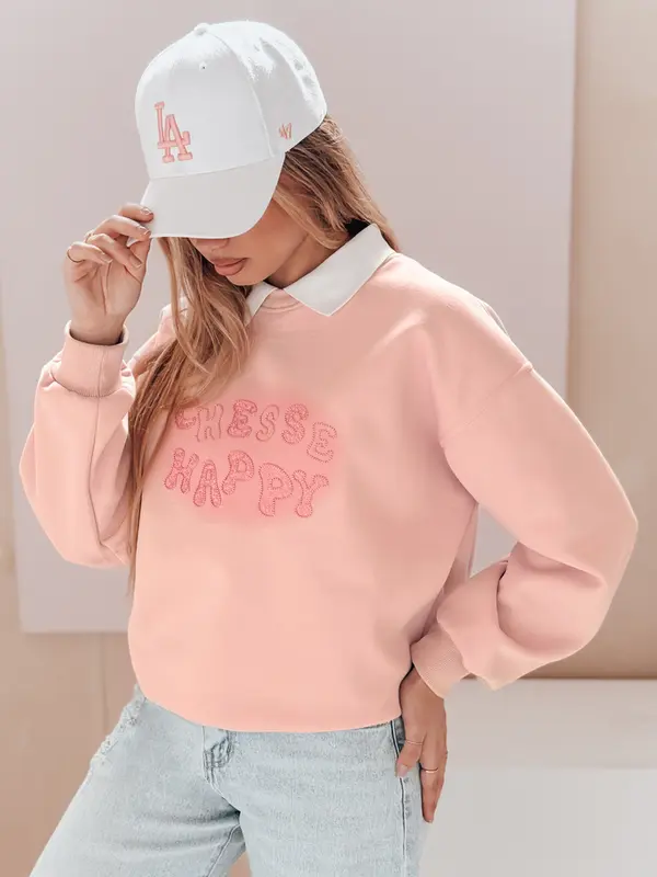 DStreet Ženska oversized jopa s potiskom HAPIRES