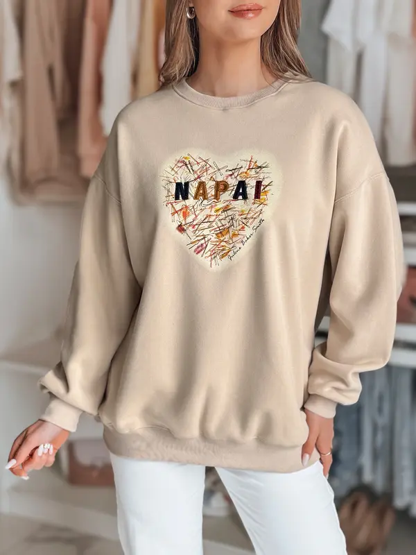 DStreet Ženska oversized jopa s srčkom SERDUCHOVA