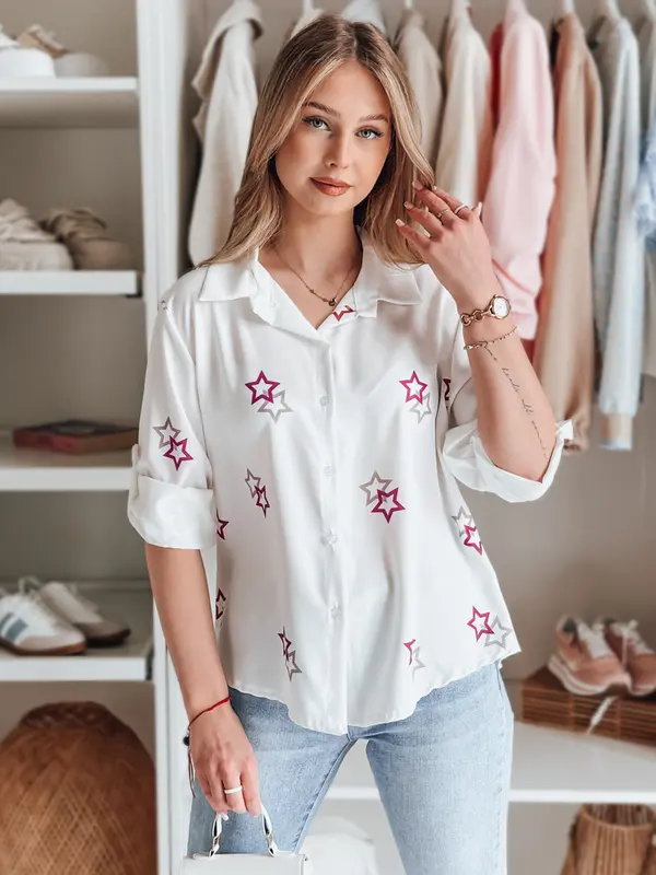 DStreet Ženska oversized majica z zvezdicami ASTROWIA