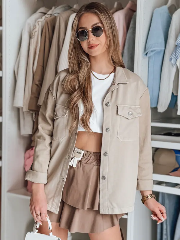 DStreet Ženska oversized srajčna jakna OVERBOR