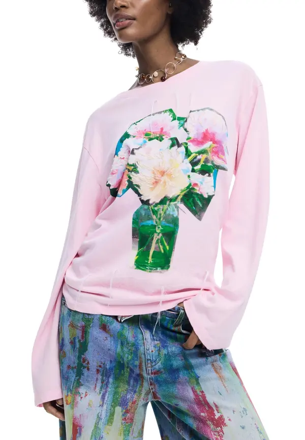 DESIGUAL Ženska potiskana majica Desigual