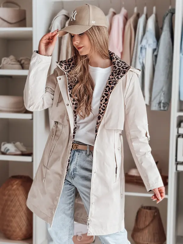 DStreet Ženska prehodna parka FERISSA bež