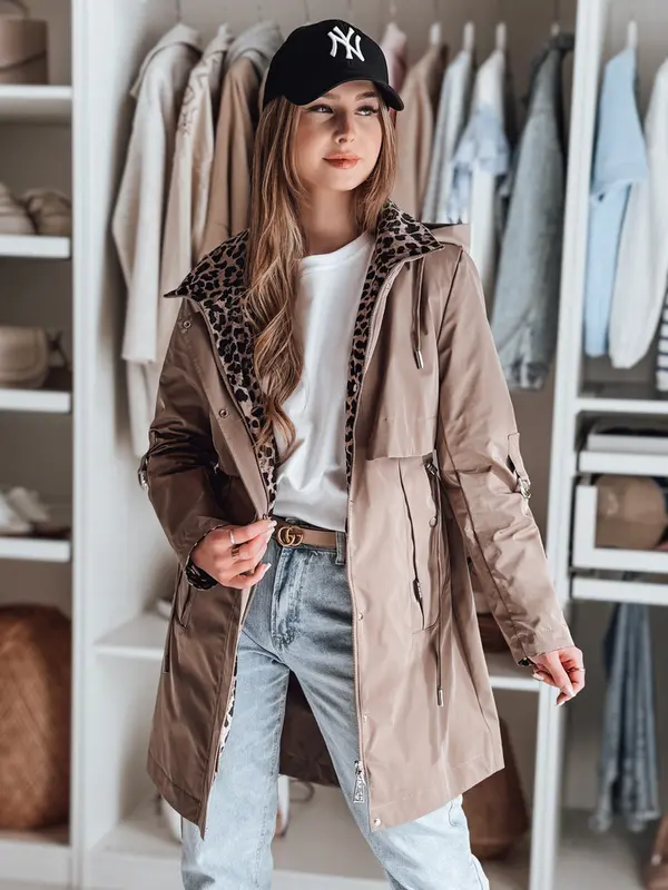 DStreet Ženska prehodna parka FERISSA kaki