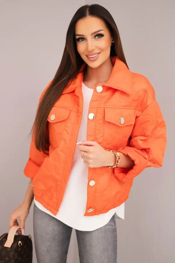 Kesi Włoski Ženska prešita jakna s cvetličnim vzorcem