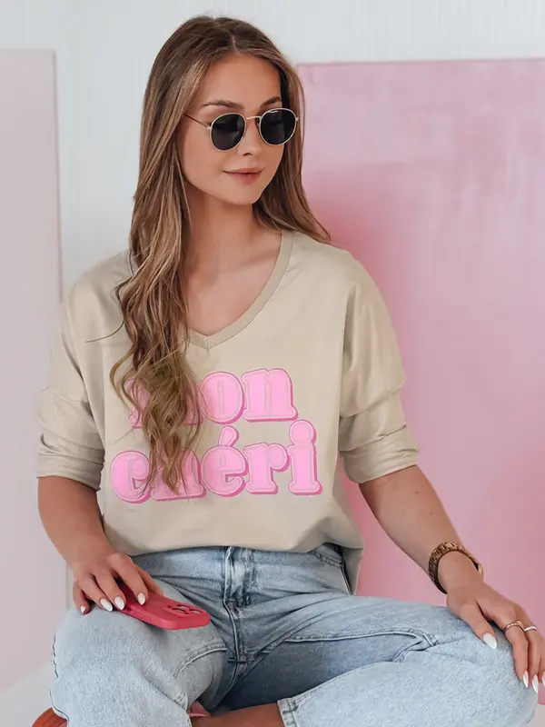 DStreet Ženska prevelika bluza s potiskom