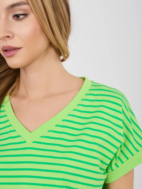 RELEVANCE Ženska prevelika črtasta majica