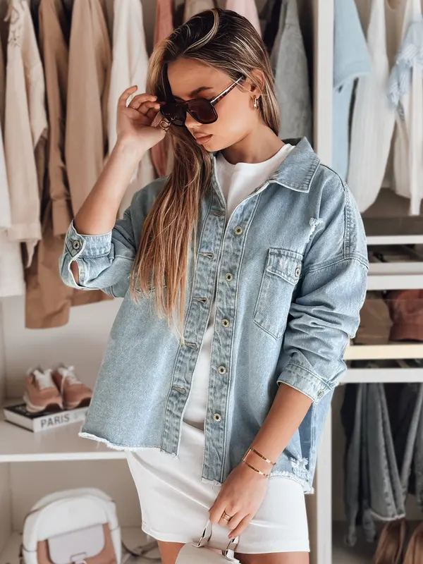 DStreet Ženska prevelika jeans jakna TONACIO