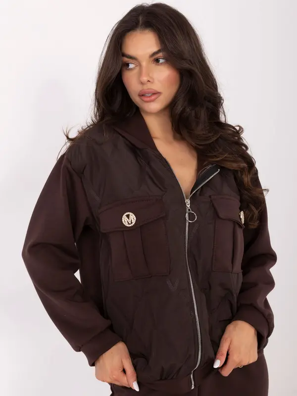 Italy Moda Ženska rjava obleka