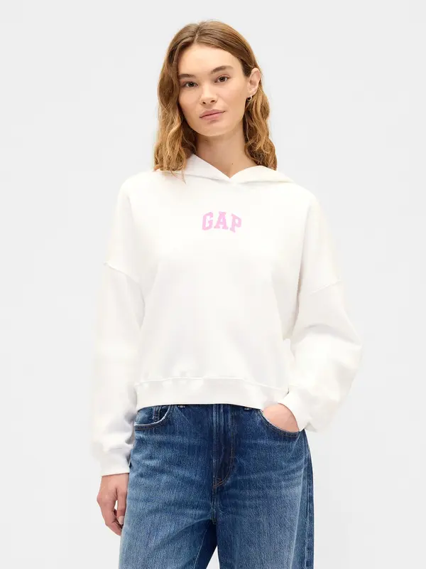 GAP Ženska skrajšana jopa GAP z logotipom
