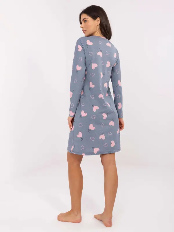 Forever Pink Ženska spalna srajca s potiskom srca