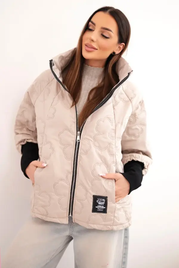 Kesi Włoski Ženska spomladanska prešita jakna Kesi