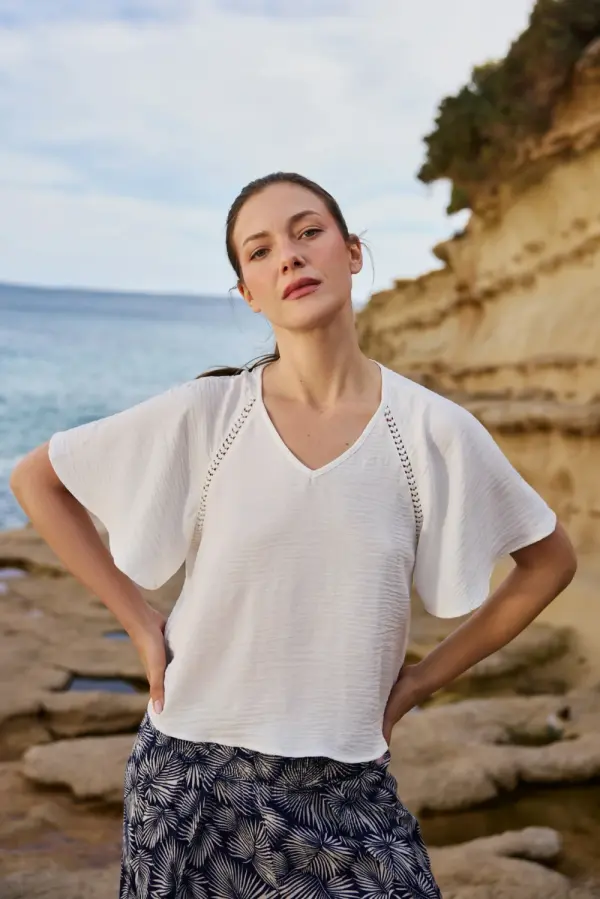 Marisse Ženska srajca Marisse bela