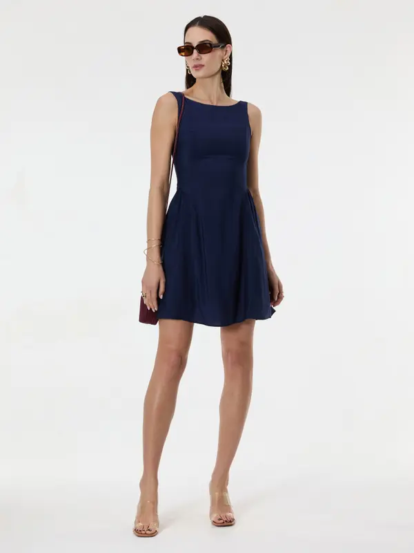 Orsay Ženska temno modra obleka brez rokavov