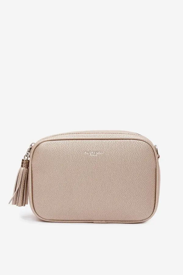 FLORA & CO Ženska torba za čez ramo Flora&amp;Co iz umetnega usnja, zlata