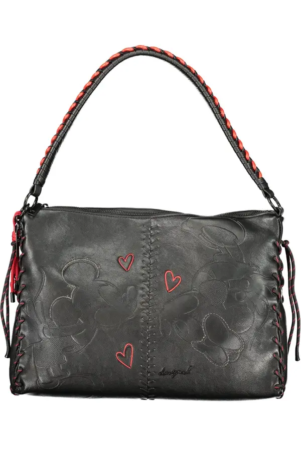 DESIGUAL Ženska torbica Desigual črne barve