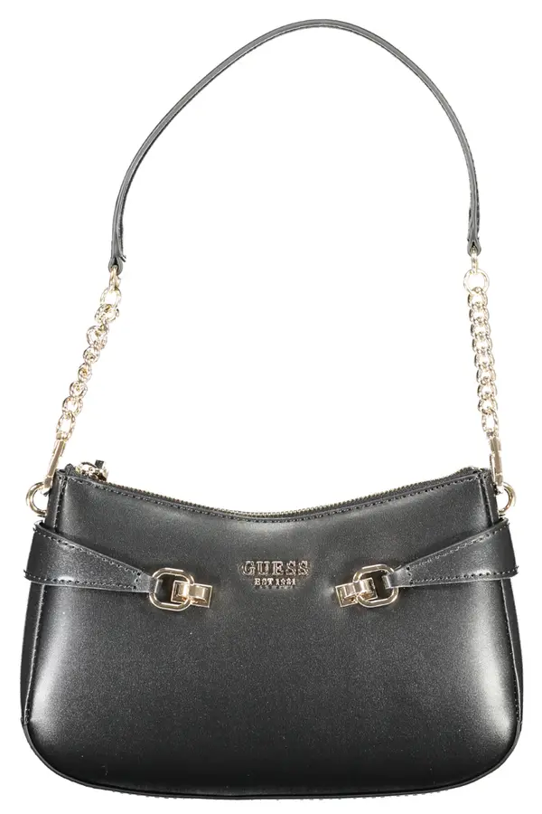 GUESS JEANS Ženska torbica GUESS črne barve