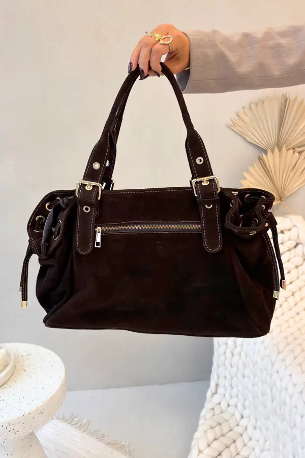 Boto Ženska torbica iz naravnega semiša