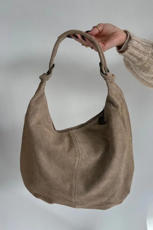 Boto Ženska torbica iz naravnega semiša